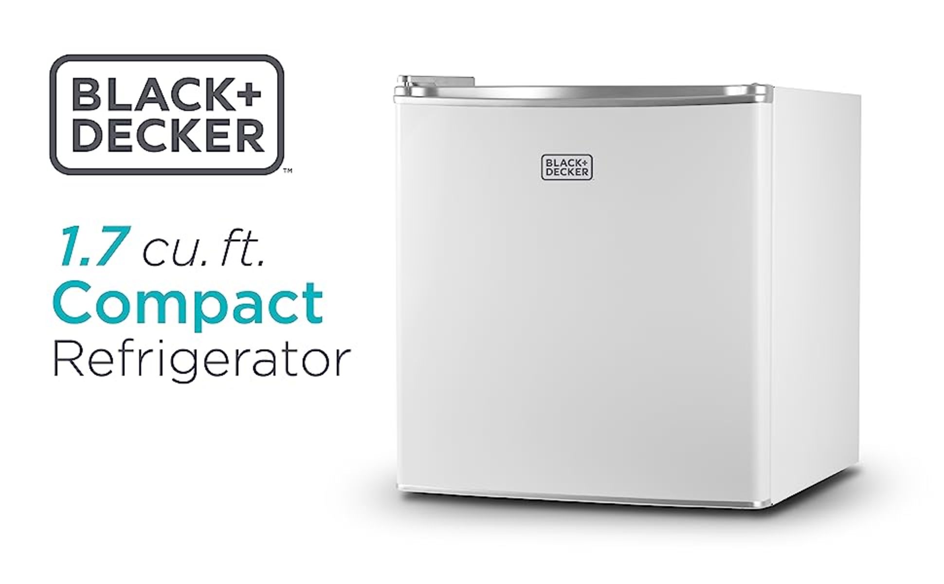 BLACK+DECKER BCRK17W Compact Refrigerator Energy Star