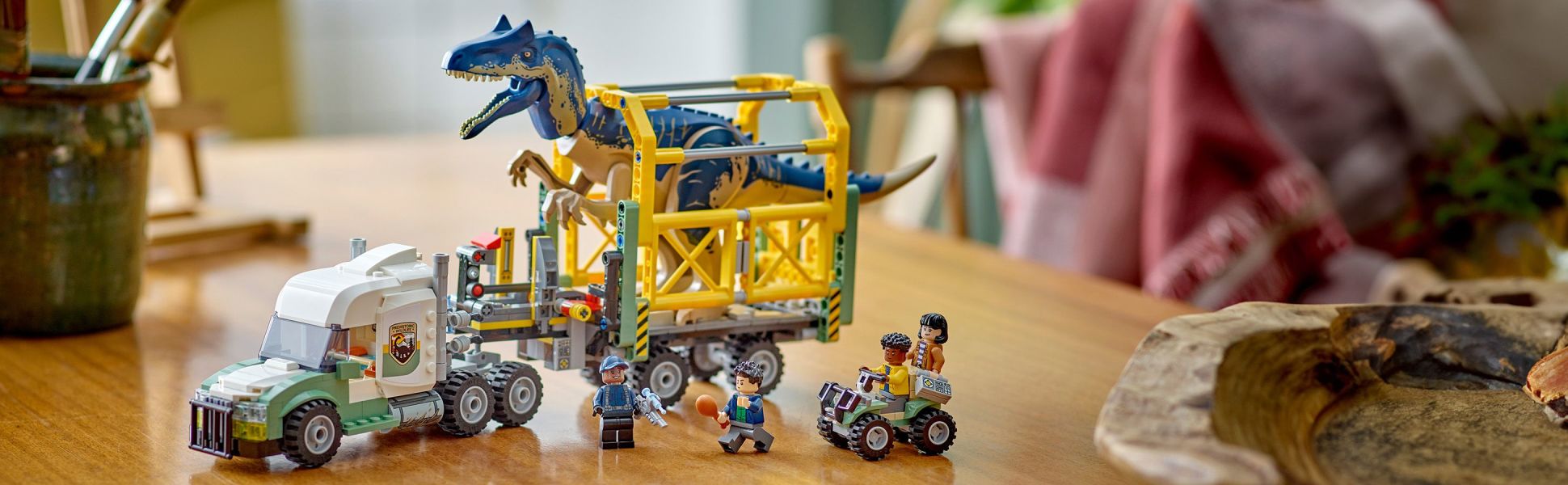 LEGO Jurassic World Dinosaur Missions: Allosaurus Transport Truck