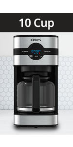 Krups Brewmaster Plus 140 White 10 Cup Coffee Maker for sale online