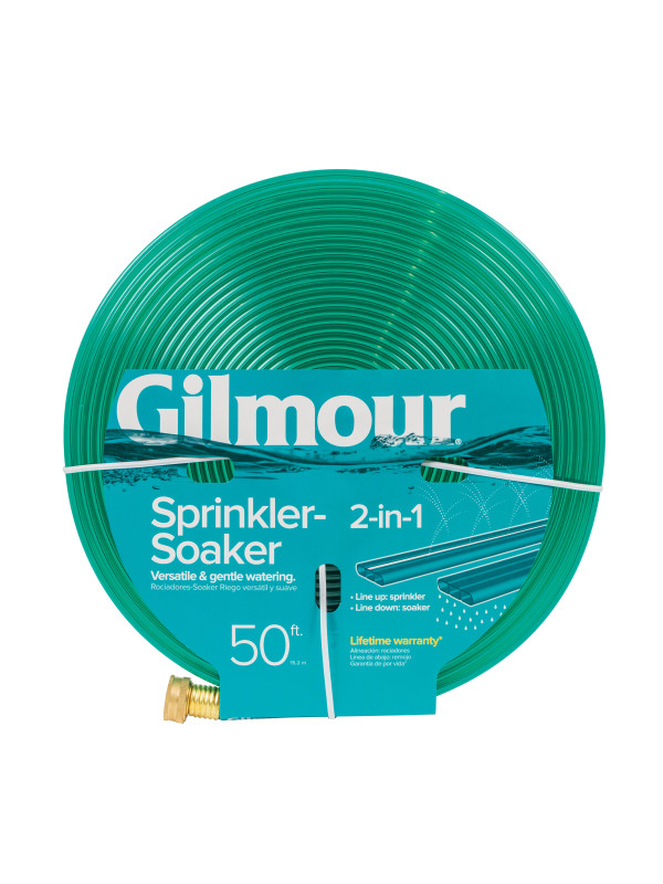 Gilmour 5/8 in. D X 25 ft. L Sprinkler/Soaker Hose Green Gilmour 5/8 in. D X 25 ft. L Sprinkler/Soaker Hose Green