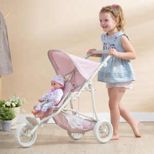 Amazon.com: Fash n kolor, Twin Doll Double Stroller | Pink