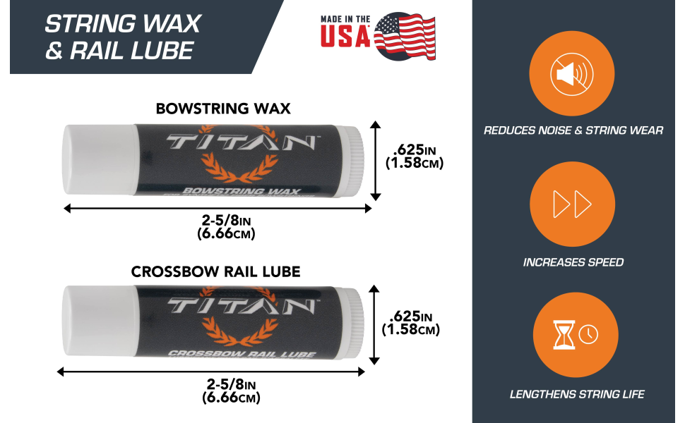 6 Pieces Bow String Wax String Protective Wax Rail Lube Bowstring Wax  Crossbow Recurve Compound Bow Wax for Outdoor Reducing Friction and  Preventing