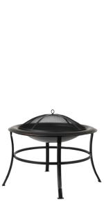 Fire Sense Lumina Wood Burning Fire Pit, Copper