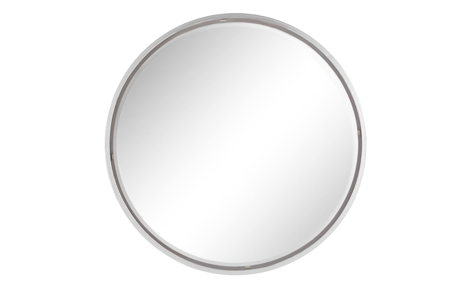 N2 interior Silver Circle Mirror 50×50 Litton Lane 30 in. x 30 in. Minimalistic Round Medium Size Framed