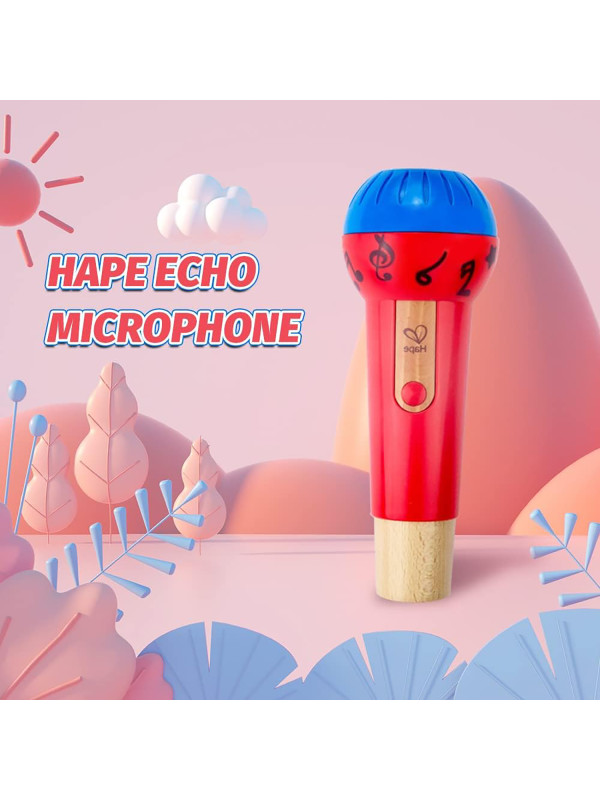 Microphone Jouet Changeur De Voix - Écho Sans Pile - Pour Enfants - Couleurs Vives (orange, Vert, Rouge, Rose) - 18,5 Cm - 5