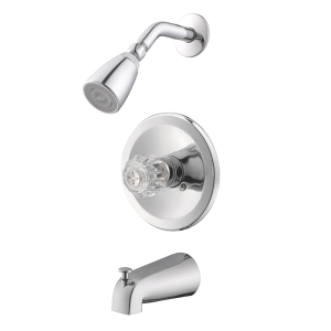 Millbridge Single-Handle 1-Spray Tub and Shower Faucet in Polished Chrome (Valve Included)