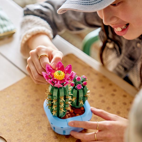 LEGO Botanicals Flowering Cactus Building Toy - Crafting Kit for