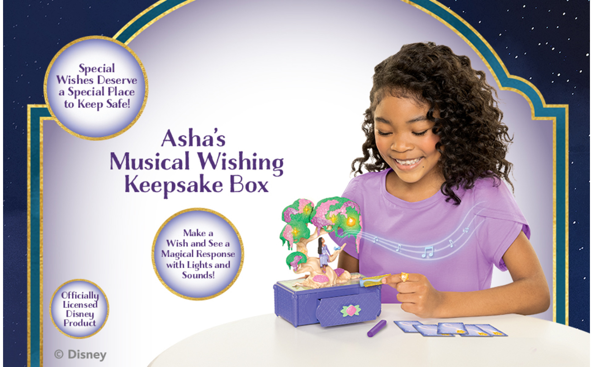 【新品未開封】ディズニーWISH アーシャ 音楽願いボックス 音が鳴る おもちゃ Amazon.com: Disney's Wish Jewelry Box Asha's Wishing Tree