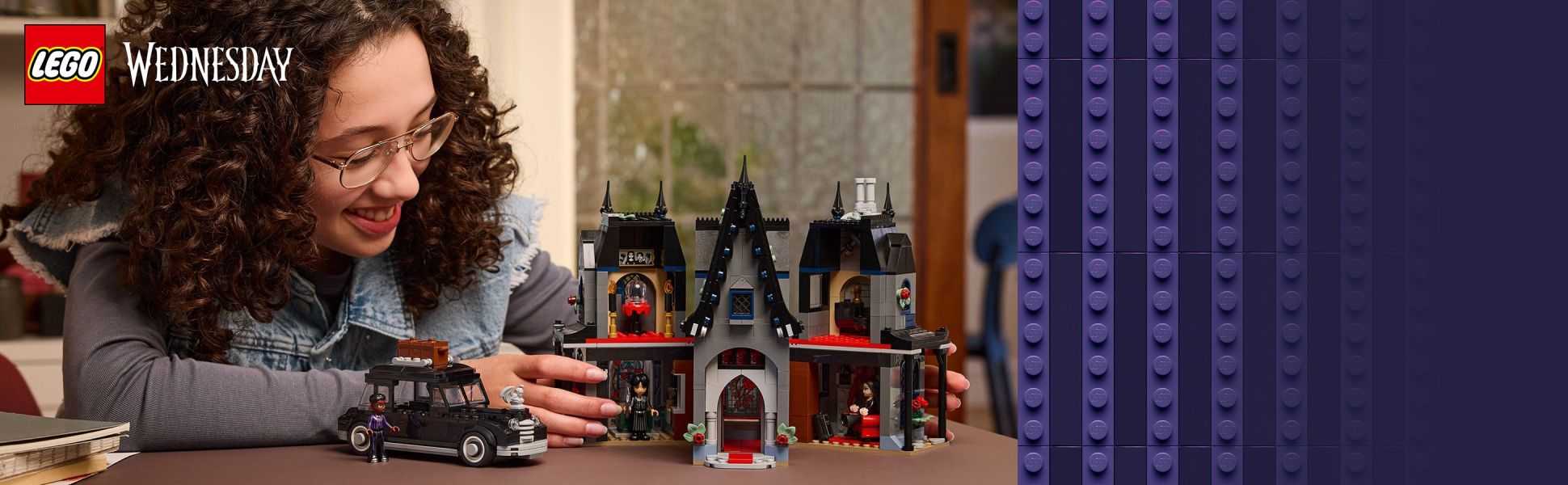Inspire adventures and dark humor with a LEGO Wednesday building set packed with details, functions and endless play.