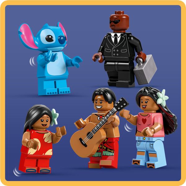 Fun with Disney’s Lilo, Stitch, Nani, David and Mr. Bubbles.