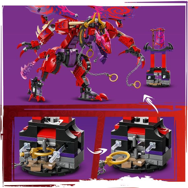 印象のデザイン Chaos of Dragon Thunderfang NINJAGO LEGO Building for Toy 応援グッズ