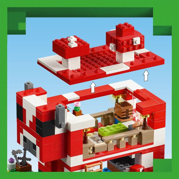 Enter the house by lifting off the roof.