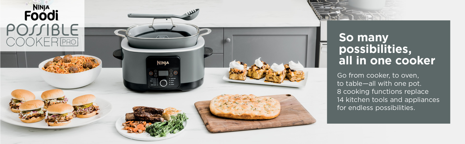 NINJA Foodi PossibleCooker PRO 8.5qt Electric Multi-Cooker