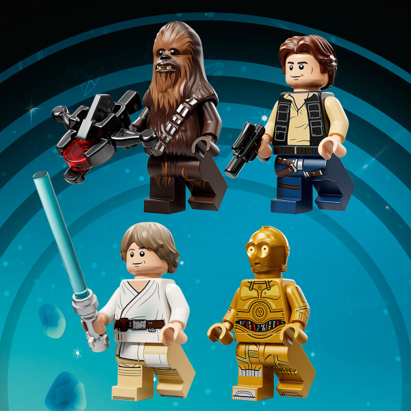 Includes LEGO SMART Minifigures of 4 iconic characters.
