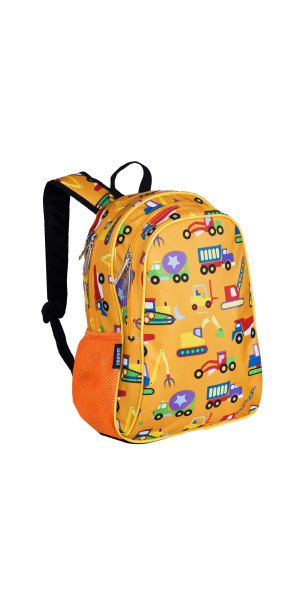 Bright Airplanes Mini Backpack For Kids – Excavator Design, 10x4x12 Inches, Lightweight & With Safety Whistle - View #5