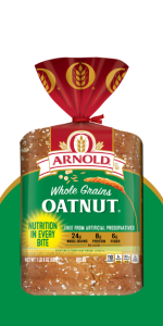 Arnold Whole Grains Oatnut Bread, 24 oz