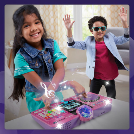 VTech® KidiStar DJ Mixer Toy, Sound-Mixing Music Maker for