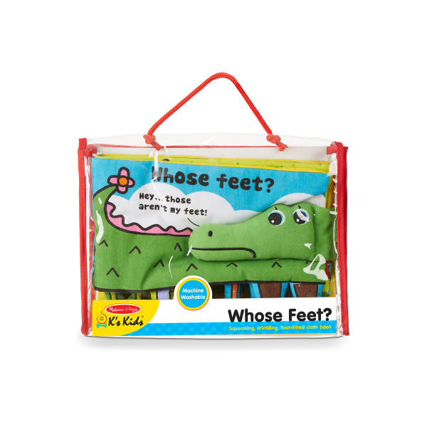 人気ブランドを Doug & Melissa Soft Feet Whose - Book Baby Activity ミュージック