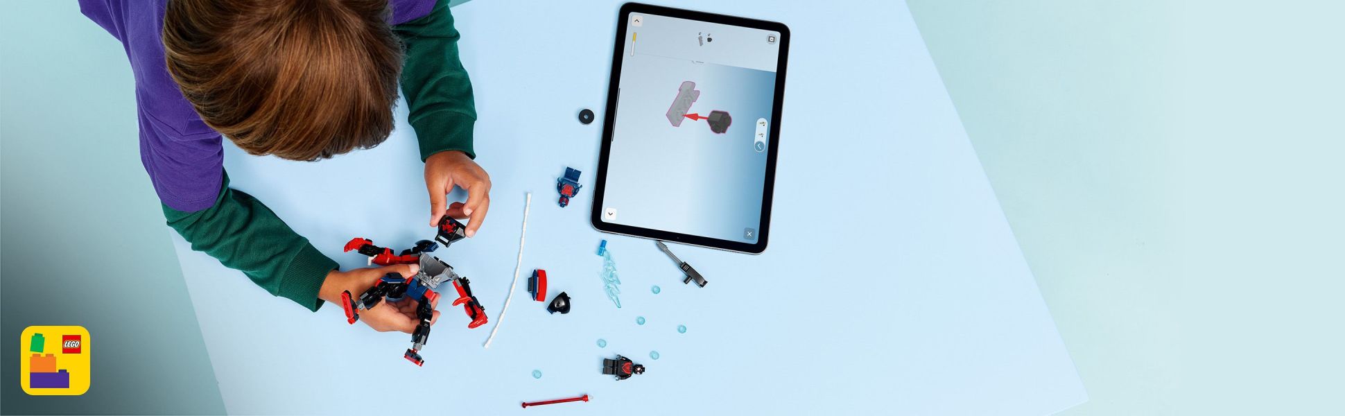 Includes interactive 3D building instructions