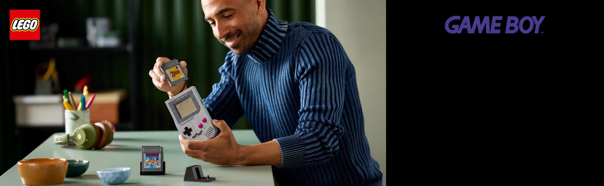 Relive the thrill you felt when you first played on the Game Boy with this LEGO model kit for Nintendo video game lovers.