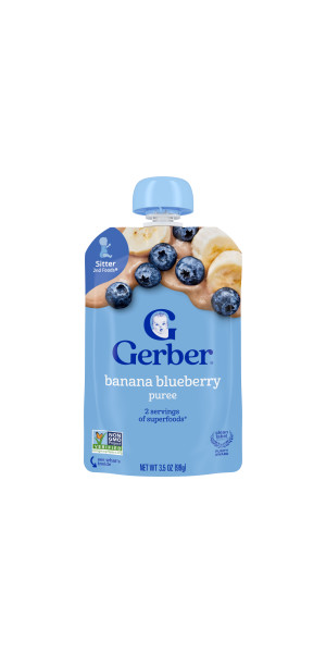 Banana Blueberry Puree