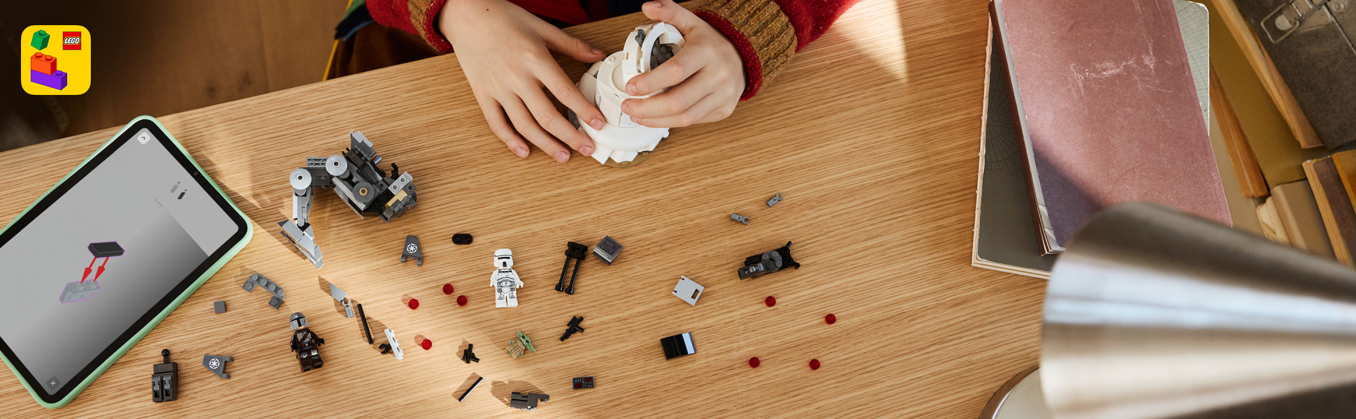 Builders can zoom in, rotate sets in 3D and track their progress using the fun, intuitive LEGO Builder app.