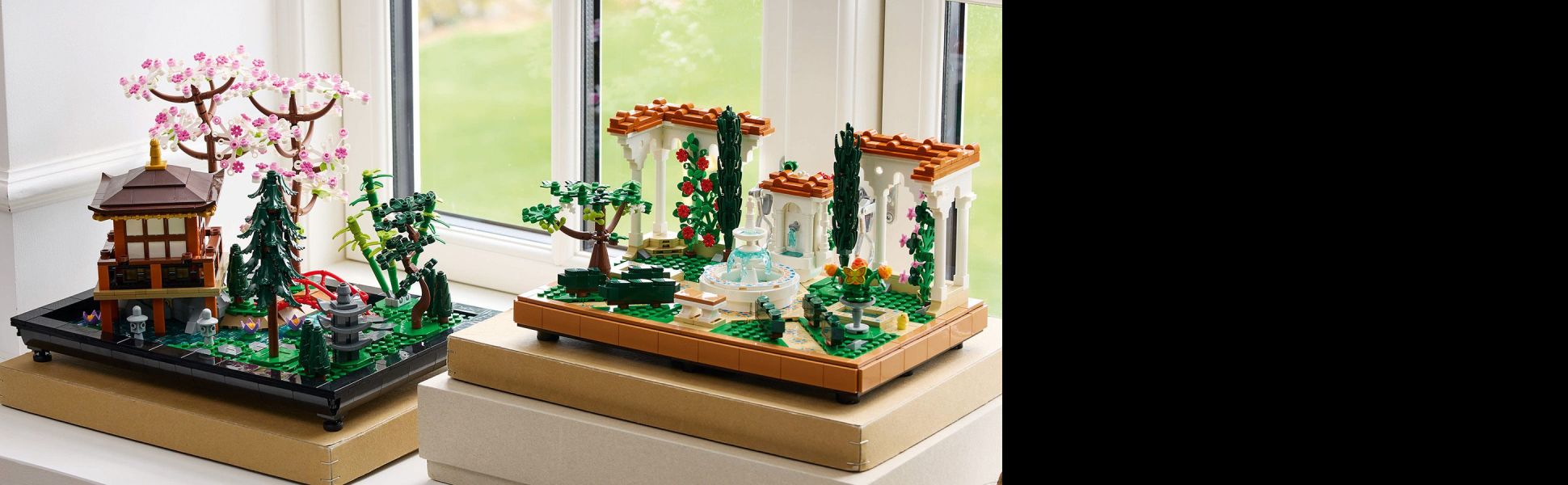 Discover a space for relaxation with the inspiring range of LEGO creative building projects for adults (sold separately).
