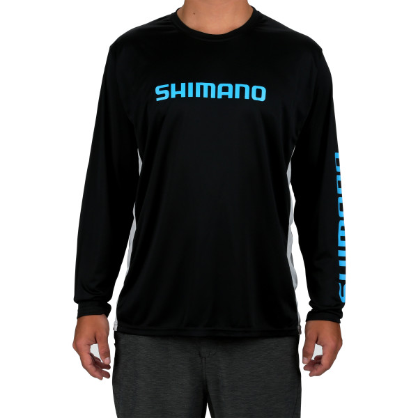 Shimano Fishing Shimano Long Sleeve Tech Tee - Black, SM