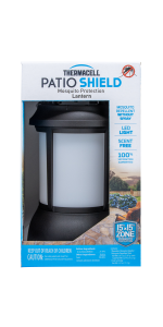 ThermaCELL Patio Shield Lantern Dark Bronze