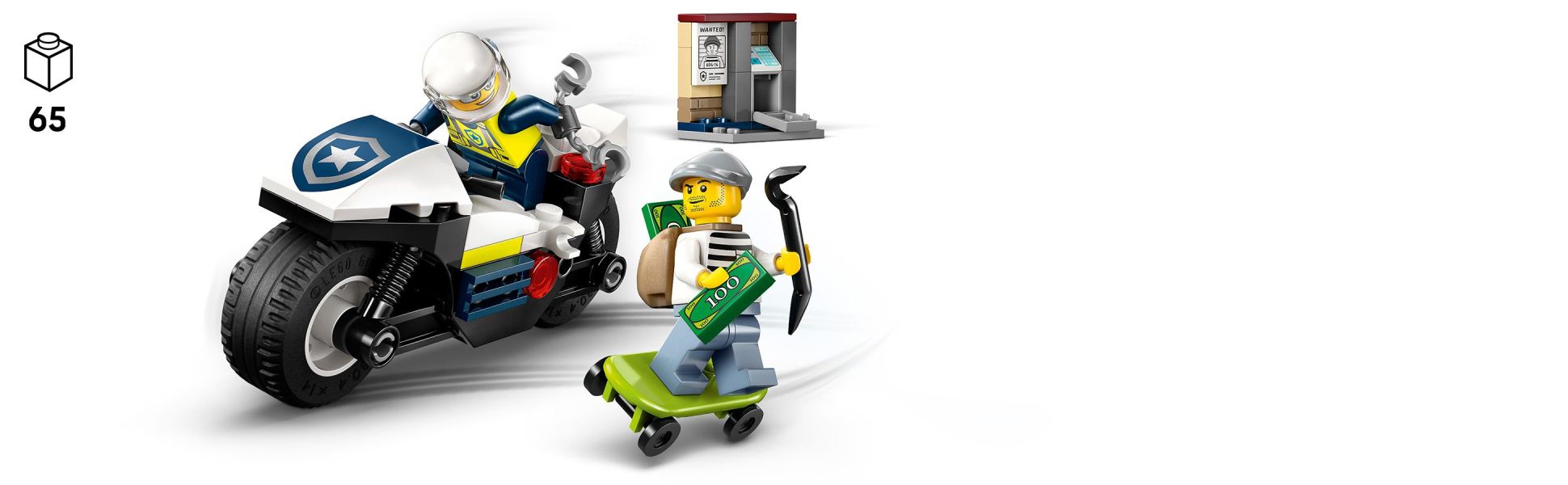 Kids get a helping hand with this playset featuring a LEGO Starter Brick to begin their building adventure.