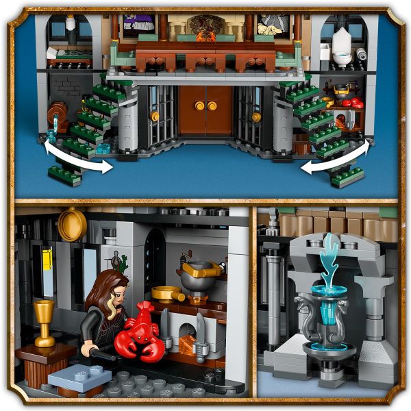 LEGO Harry Potter Malfoy Manor Toy Building Set With 9 Minifigures