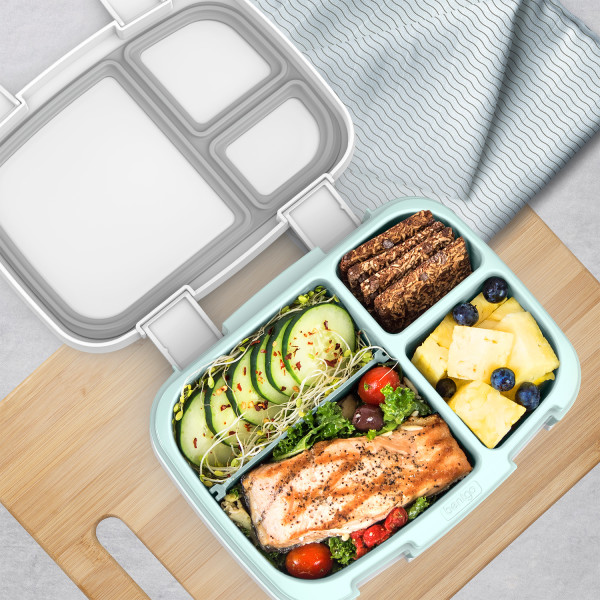 Bentgo® Prep 3-Compartment Containers - 20-Piece Meal Prep Kit with 10  Trays & 10 Custom-Fit Lids - Durable Microwave, Freezer, Dishwasher Safe