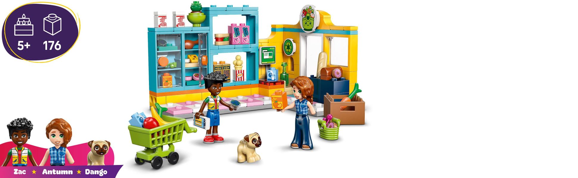 Kids can role-play and act out social situations as they interact with the characters and explore all the cute details packed into the toy set.