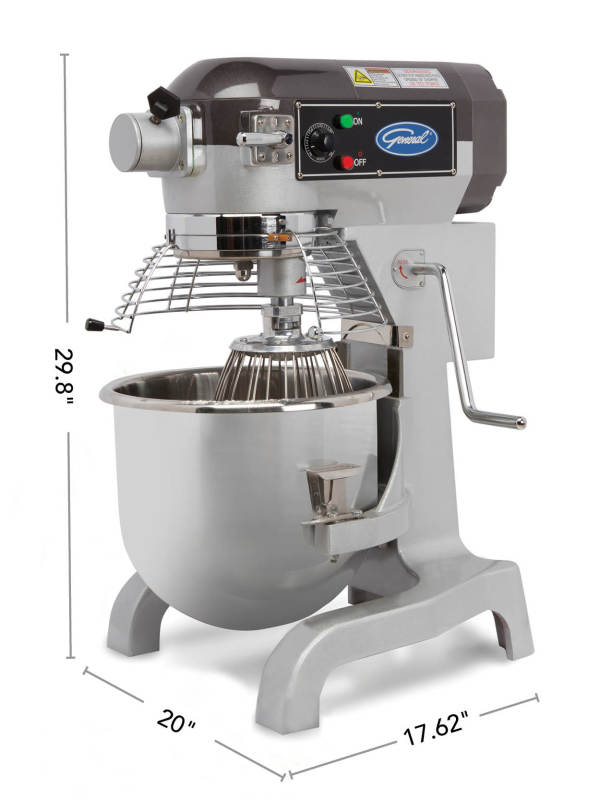 Sentinel SHLM-20B 20-Quart 3-Speed 1.5 HP All-Purpose Mixer