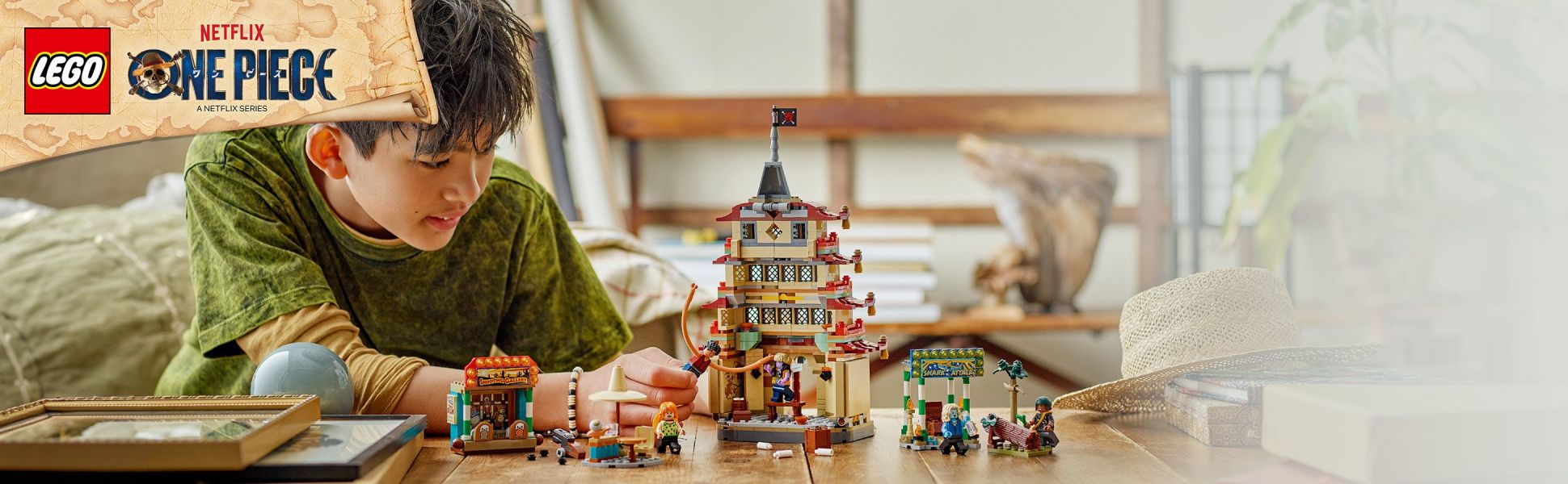 Kids join the Straw Hat Pirates on a daring mission at the Arlong Park pagoda, where they must defeat their Fishmen foes.