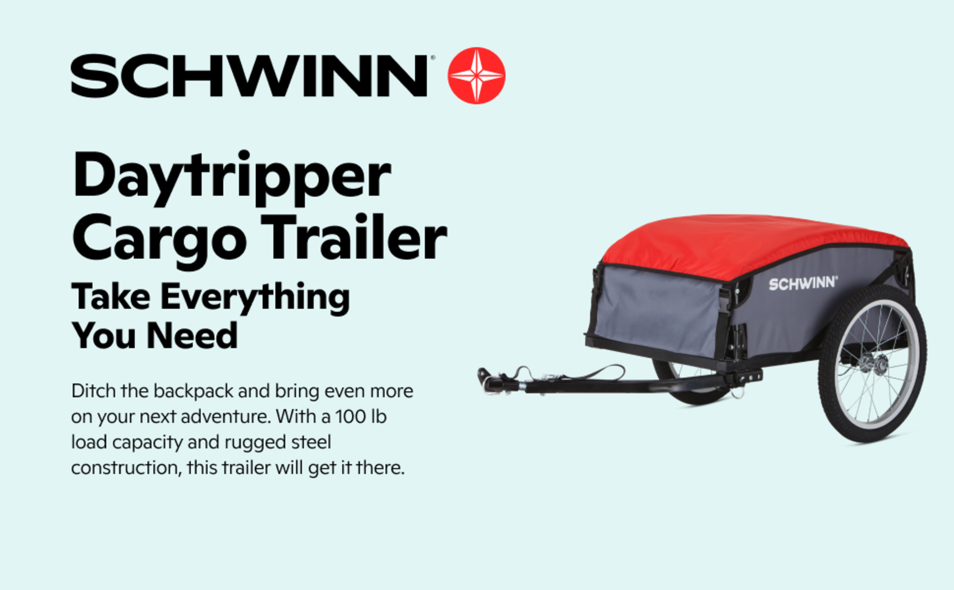 Schwinn Daytripper Cargo Trailer for Bikes