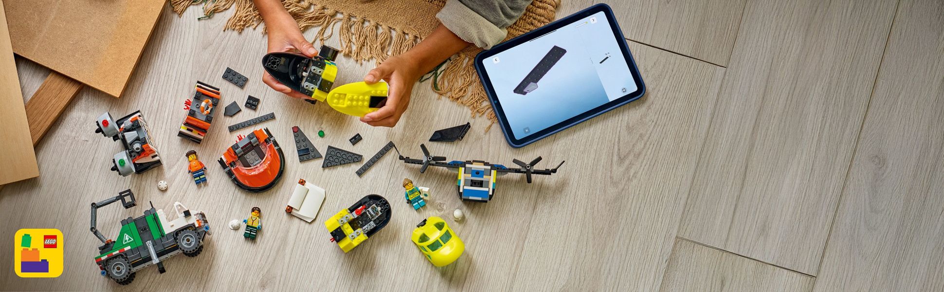 Builders can zoom in, rotate sets in 3D and track their progress using the fun, intuitive LEGO Builder app.