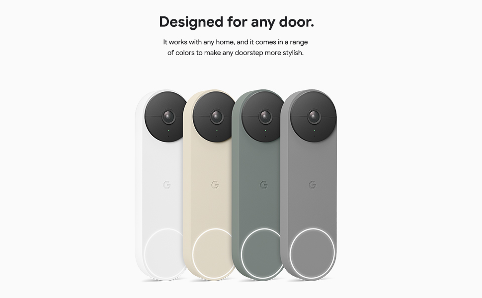 google nest doorbell linen