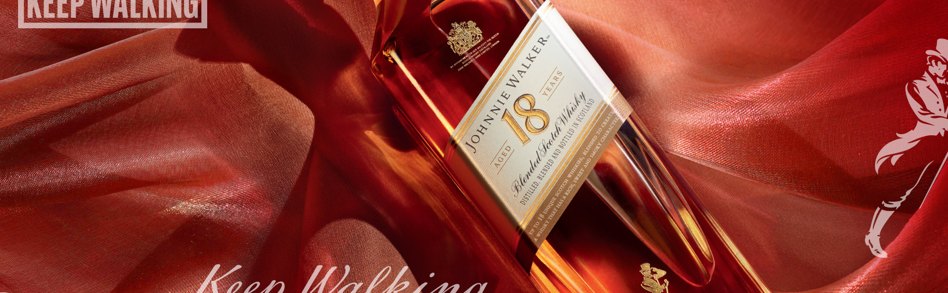 Johnnie Walker Aged 18 Years Blended Scotch Whisky, 750 mL, 40