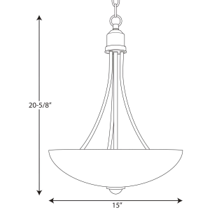 Progress Lighting Gather Collection 2-Light Antique Bronze Foyer ...