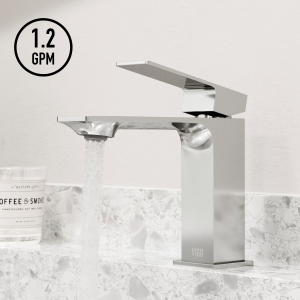 VIGO Dunn Single-Handle Single Hole Bathroom Faucet in Chrome VG01054CH ...