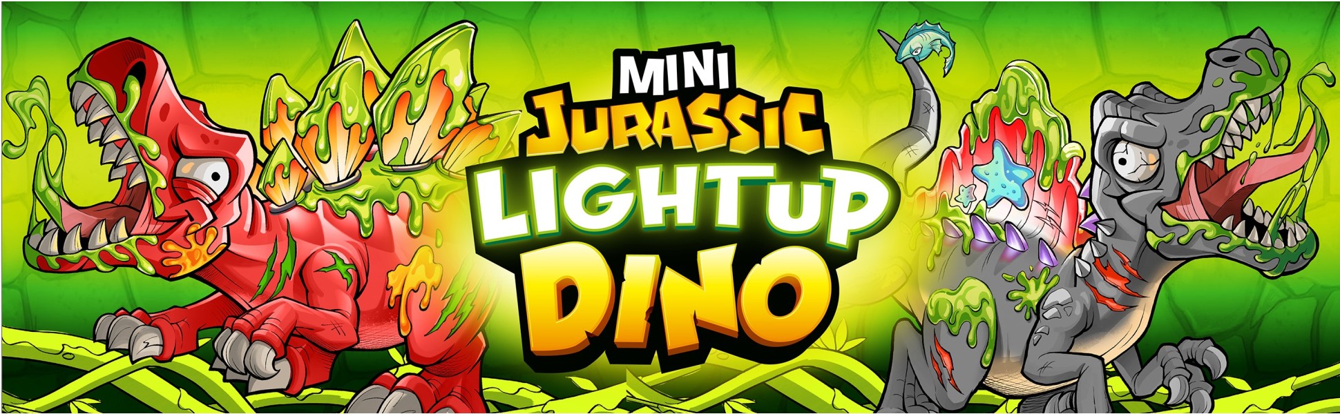 Zuru Smashers Mini Light Up Dino Surprise Egg - Stegosaurus - 7473D