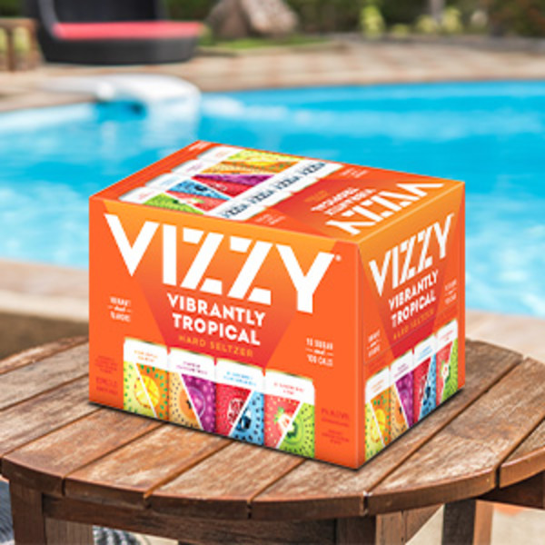 VIZZY Hard Seltzer Refreshingly Berry Variety Pack #2 - 12pk/12 fl oz Slim  Cans