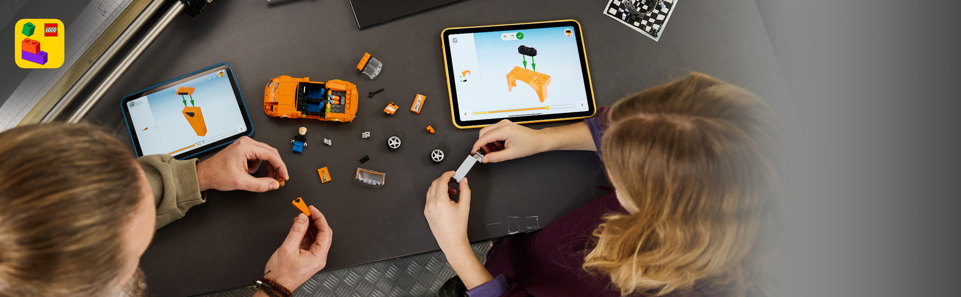 Includes interactive 3D building instructions