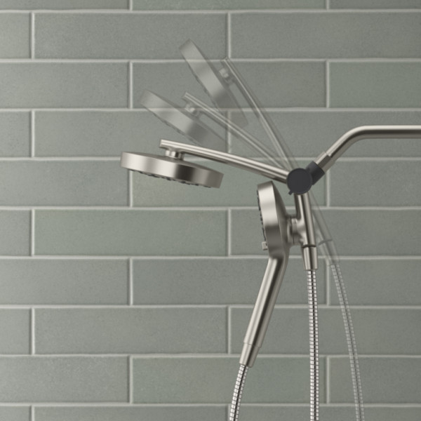 KOHLER Viron 4-Spray 6 in. Dual Wall Mount Fixed and
