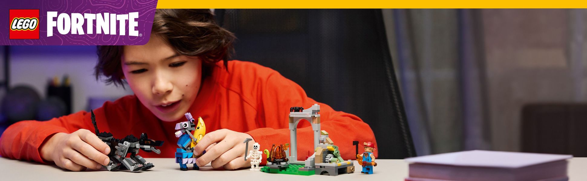 Thrill young gamers with a LEGO Fortnite building set that’s packed with recognizable details to spark imaginative play.