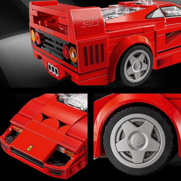 Replicates the real-life rear spoiler, nose and rims.