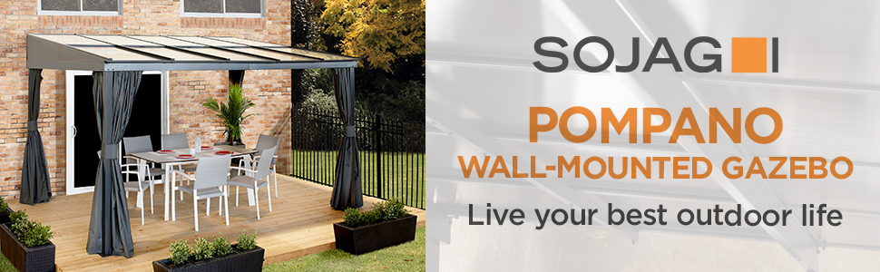 SOJAG POMPANO Wall-Mounted Gazebo - Live your best outdoor life