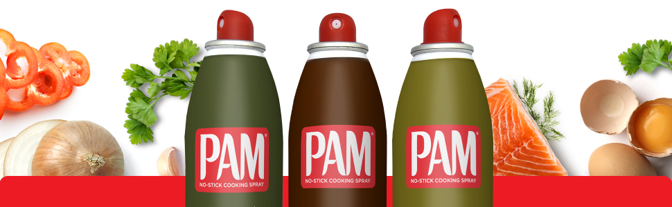 Pam Spray de cocina de aceite de oliva, 5 onzas (paquete de 3)