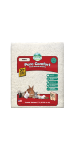 OXBOW Pure Comfort Bettwäsche – 56 Liter, 99,9% Staubfrei, Für Kaninchen, Hamster & Meerschweinchen